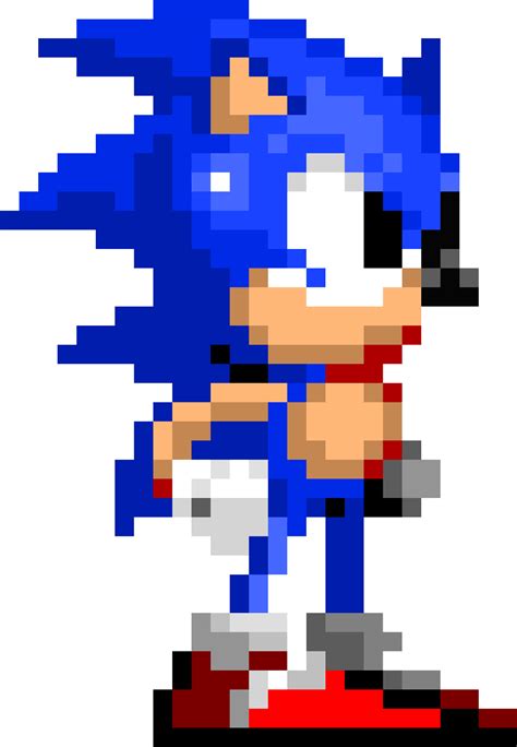 Editing Sonic Sprite - Free online pixel art drawing tool - Pixilart