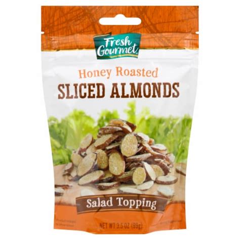 Fresh Gourmet® Honey Roasted Sliced Almonds Salad Topping, 3.5 oz - Kroger