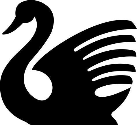 Swan Silhouette Clip Art at GetDrawings | Free download