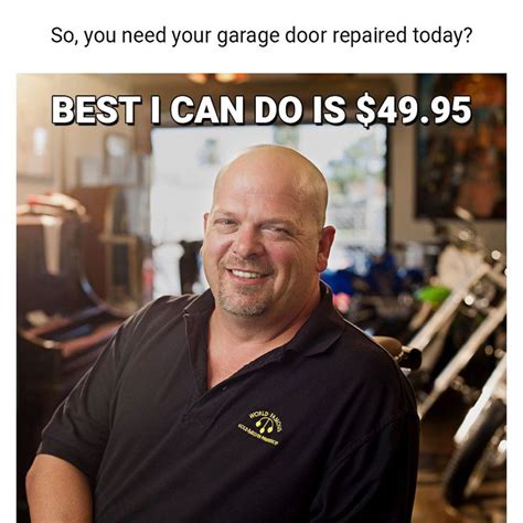 Pin on Garage Door Humor