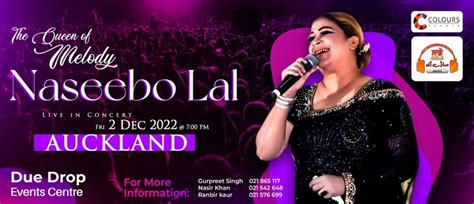 The Melody Queen Naseebo Lal Live in Concert - Auckland - Eventfinda