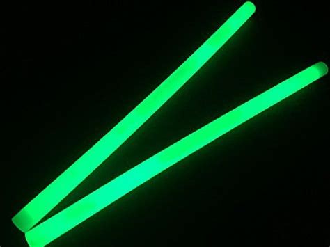 Glow Sticks Bulk Wholesale, 10 12” Green Industrial Grade Jumbo Light Sticks, Bright Color, Glow ...