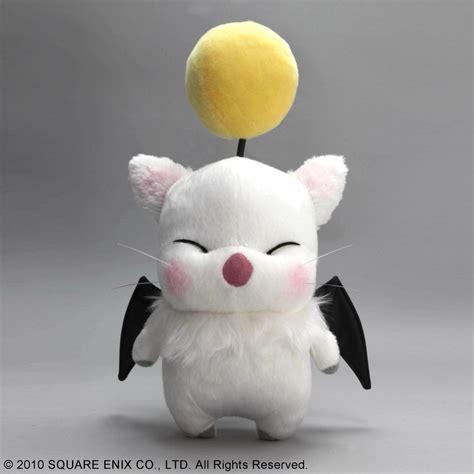 This adorable Moogle plush, complete with his pom pom and wings ...