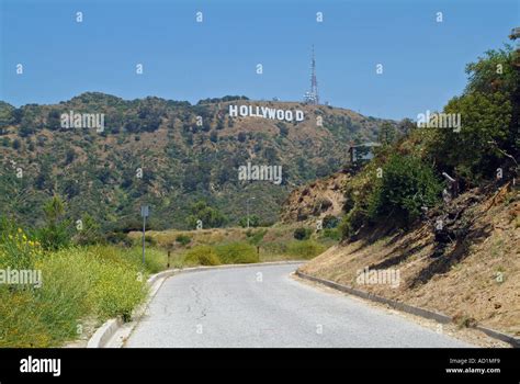 Hollywood Sign Hollywood Hills Los Angeles California USA Stock Photo - Alamy