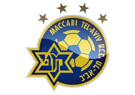 Logotipo Do Maccabi Tel Aviv FC Imagem Editorial - Ilustração de telefone, vetor: 154875175