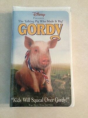 Gordy (VHS, 1995) Disney 786936436938 | eBay