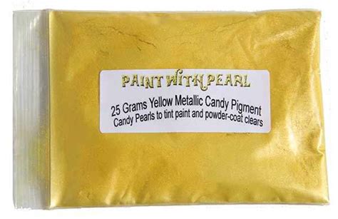 Create the Perfect Yellow Metallic Paint with Our Pearls