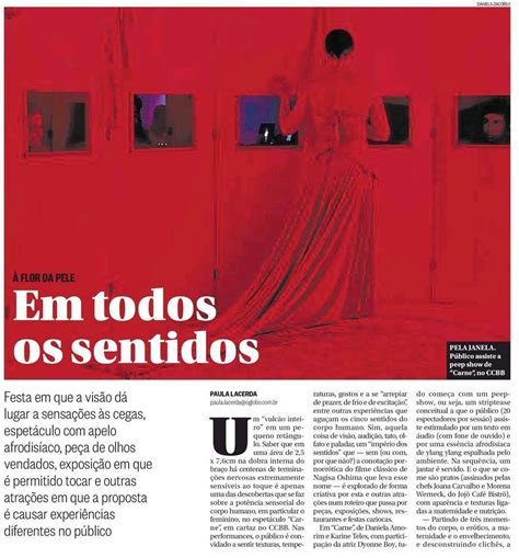 Rio Show - O Globo newspaper 1 - October 2014 | Peep show, Assessoria ...