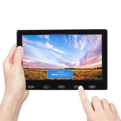 Buy TOGUARD Portable Monitor 7 Inch IPS Small HDMI Security Monitor USB Powered HD 1024x600 ...