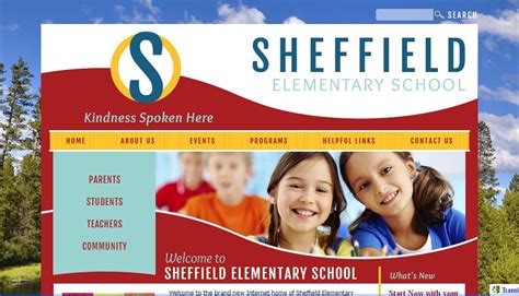 Sheffield Elementary | Elementary schools, Elementary, Event program