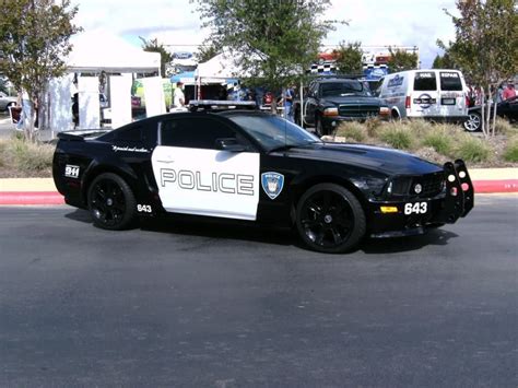 Mustang Police Car Barricade | Police cars, Tv cars, Police