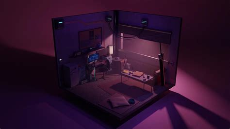 Cyberpunk office on Behance