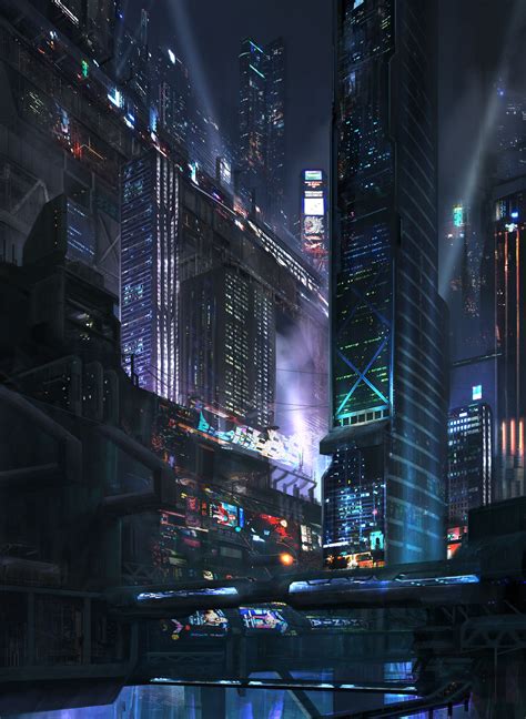 Pin by Paul on Future.Cities | Cyberpunk city, Sci fi city, Futuristic city