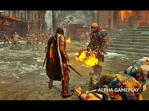 MIDDLE EARTH SHADOW OF WAR Gameplay Trailer - First Gameplay Demo ...