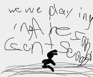 We were playing in the sand..(cont song!) - Drawception