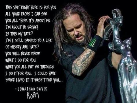 Pin by Michael Castorena on KORN | Korn lyrics, Korn, Metal music quotes