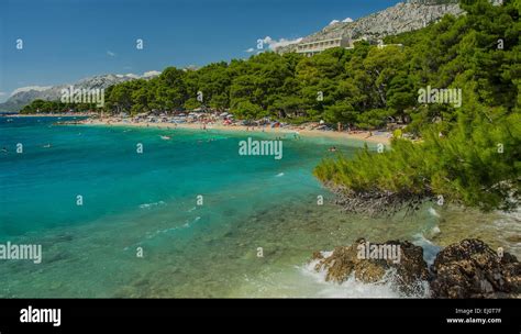 Brela beach, Croatia Stock Photo - Alamy