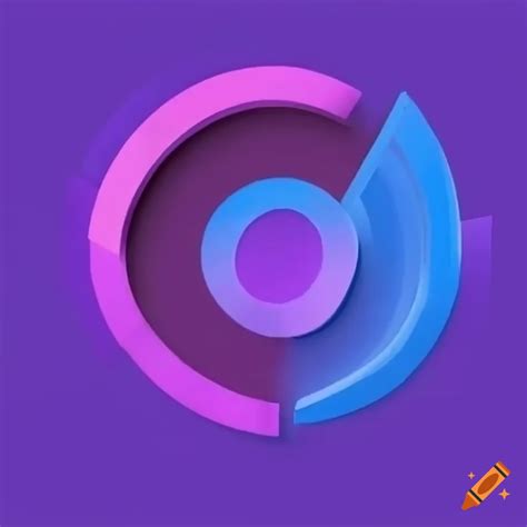 Dynamic purple-blur roblox logo design on Craiyon