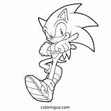 Sonic The Hedgehog Coloring Pages Free Printable PDF sketch template