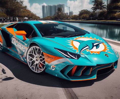 A Neat Miami Dolphins Sports Car by BenjiRivera1991 on DeviantArt