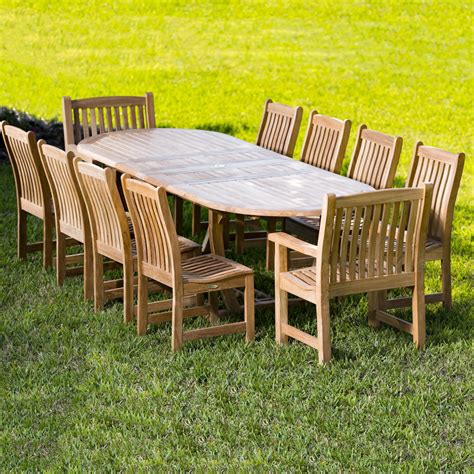 Teak Furniture Dining Set for 8 to 10 - Westminster Teak Outdoor Furniture