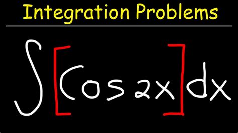 Integral of Cos(2x) - YouTube