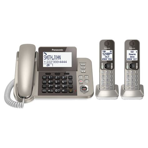 Panasonic Corded/Cordless Phone with Talking Caller ID and Answering ...