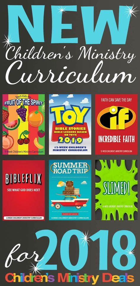 NEW Children’s Ministry Curriculum for 2018 | Childrens ministry curriculum, Children's ministry ...