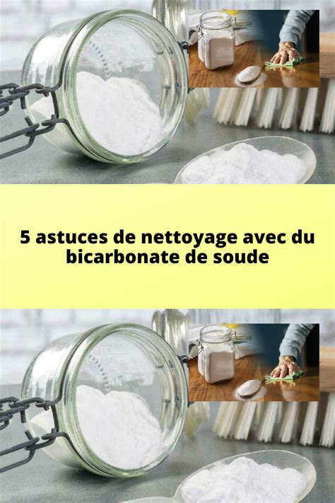 5 astuces de nettoyage avec du bicarbonate de soude – Artofit