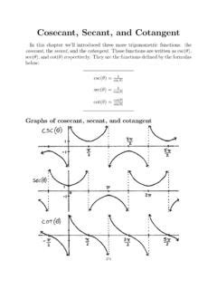 Cosecant, Secant, and Cotangent / cosecant-secant-and-cotangent.pdf ...