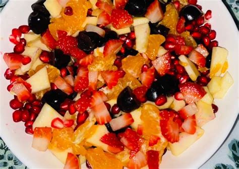 Mix fresh fruit bowl Recipe by Travel with Hena - Cookpad