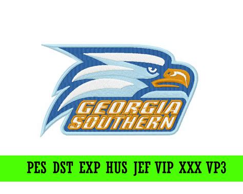 Georgia Southern Eagles logo machine embroidery design – SVG Shop