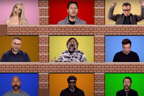 'Super Mario Bros Movie' cast sings game theme on 'Tonight Show' | SYFY WIRE