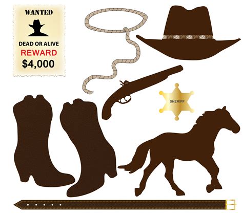 Cowboy Icons Clip-art Free Stock Photo - Public Domain Pictures