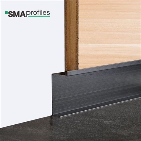 80mm 120mm 150 mm Stainless Steel Brushed Color PVC Skirting Board Plinths for Kitchen Cabinet ...