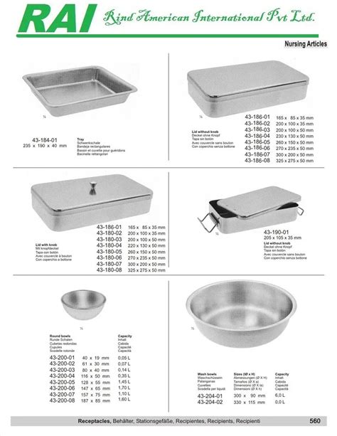 Universal Tray Surgical Instruments Universal Tray Holloware Instruments - Buy Surgical ...