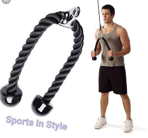 Sports in Style Push Pull Exercise Gym Rope Tricep Rope Handle | Lazada PH