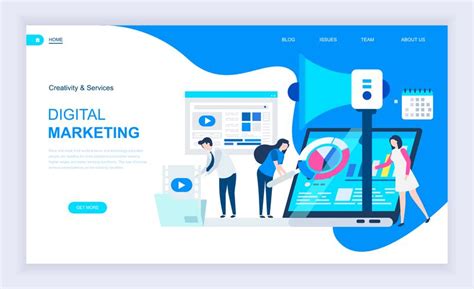 Digital Marketing Web Banner 265379 Vector Art at Vecteezy