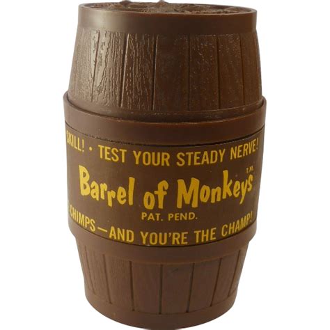 Vintage Barrel of Monkeys Game 1966 Complete Instructions | Barrel of monkeys, Monkey games ...