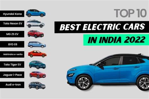 Top 10 Best Electric cars in India to buy in 2022: Price, Range, Features