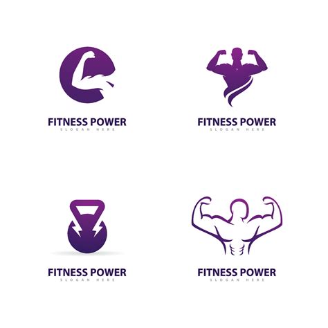 Gym Logo Design Template, Fitness club creative symbols 8623844 Vector ...