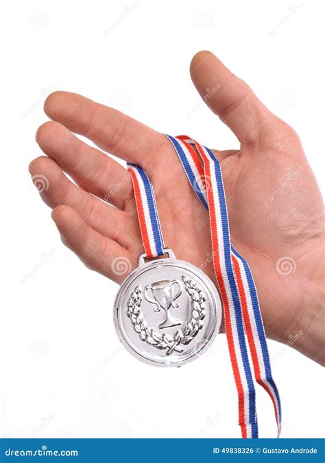 Medal winner. stock photo. Image of game, isolated, challenge - 49838326