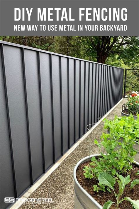 DIY Metal Fencing - Update Your Backyard with Metal | Metal garden ...