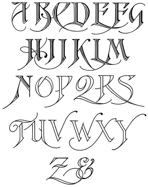 Free Calligraphy Alphabet | Lettering fonts, Lettering alphabet, Lettering