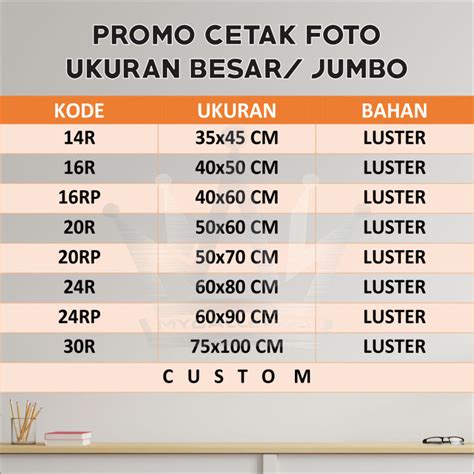 Cetak Foto Ukuran Besar | 12R 12RP 14R 16R 16RP 20R 20RP 24R 24RP 30R | Request Ukuran Jumbo ...