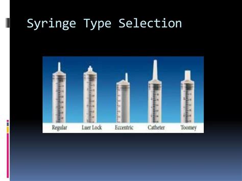 Types Of The Syringes at Julian Smith blog