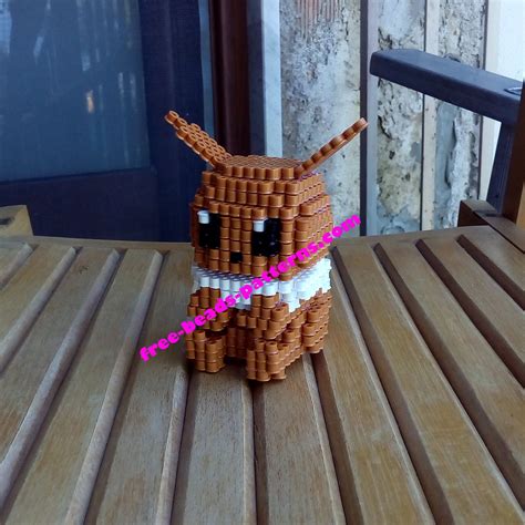 Pin on 3D Eevee Pokemon Hama Beads