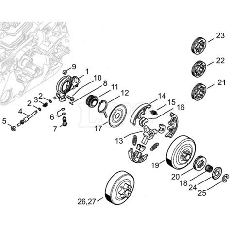 Stihl 034 Av Parts Diagram