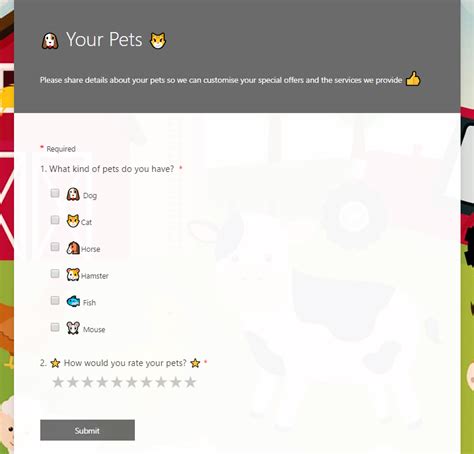 Using Emojis In Forms Pro Surveys | LaptrinhX