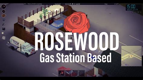 ROSEWOOD Gas Station Based Flipped (Project Zomboid) - YouTube